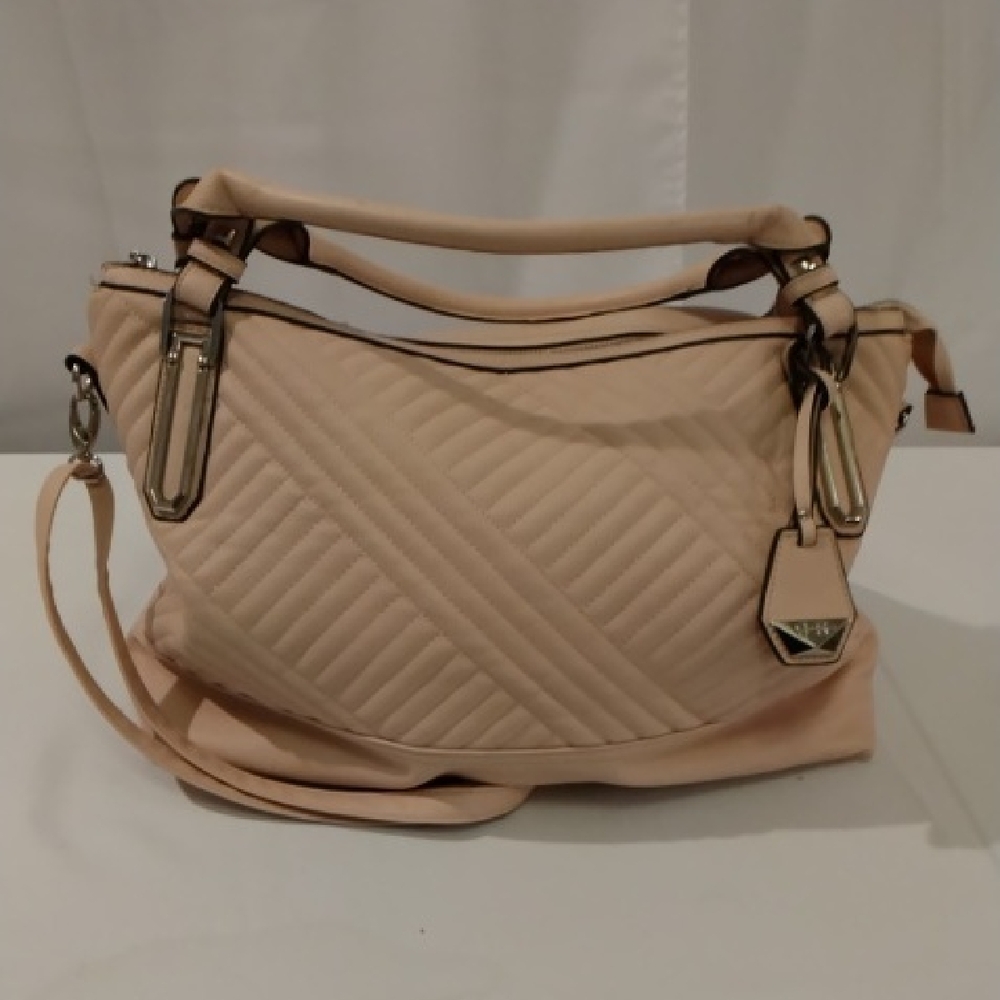 Jessica Simpson Beige Quilted Shoulder Bag 18x13